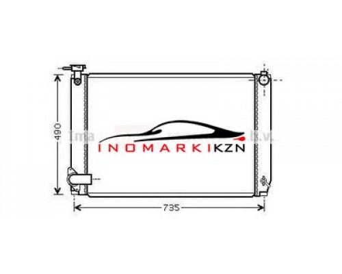 Купить Радиатор LEXUS RX400H 3.3 A T 06- в Казани