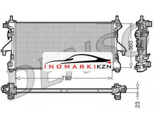 Купить Радиатор охлаждение двигателя DENSO DRM21100 в Казани