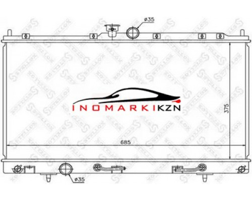Заказать Радиатор охлаждение двигателя STELLOX 1025169SX на Mitsubishi Lancer IX (2000–2007) в Казани