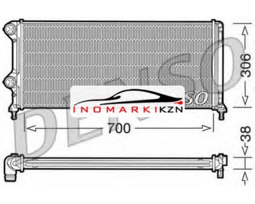 Заказать Радиатор FIAT DOBLO 1.3 1.9TD 01- в Казани