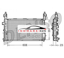 Радиатор охлаждение двигателя DENSO DRM20093 на Opel Meriva A (2003–2006)