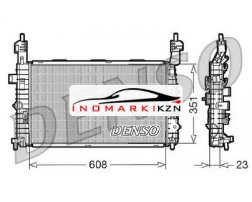 Купить Радиатор охлаждение двигателя DENSO DRM20093 на Opel Meriva A (2003–2006) в Казани