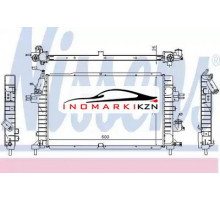 Радиатор двигателя NISSENS 63029A