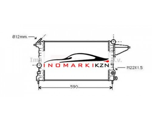 Заказать Радиатор OPEL VECTRA A 1.4 1.6 88-96 на Opel Vectra A (1988–1995) в Казани