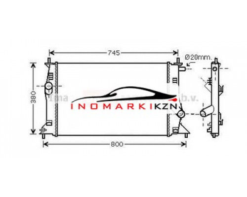 Заказать Радиатор MAZDA 5 1.8 2.0 2.0D 06- в Казани