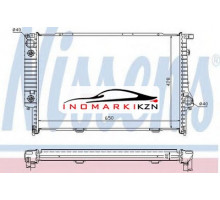 Радиатор BMW E34 2.5TD 91-97 на BMW 5er III (E34) (1988–1996)