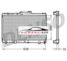 Радиатор двигателя DENSO DRM50013
