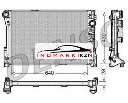 Заказать Радиатор MB W204 W212 1.8-3.5 2.0-2.2D A T 07- в Казани