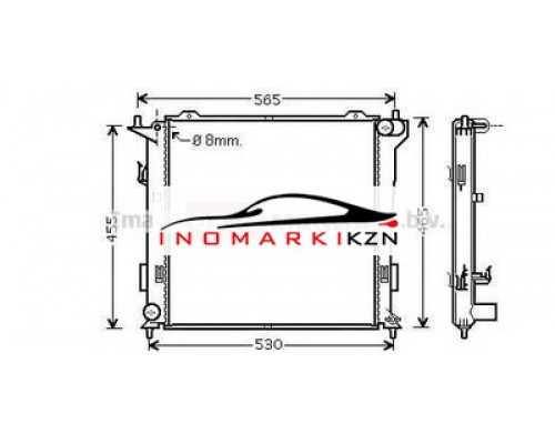 Заказать Радиатор HYUNDAI i30 1.6D 07- в Казани