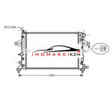 Радиатор OPEL ASTRA H 1.4 1.8 04-