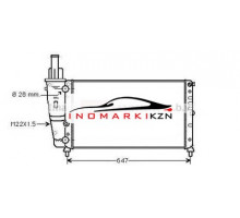 Радиатор FIAT PUNTO 93-99 на Fiat Punto I (1993–1999)