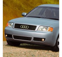 Бампер передний в цвет кузова Audi A6 С5 (2001-2004) рестайлинг с омывателем