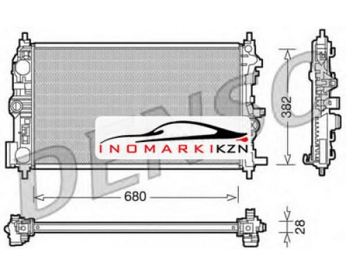 Купить Радиатор OPEL ASTRA J ZAFIRA C 1.7TD 2.0TD M T 09- в Казани