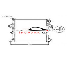 Радиатор OPEL ASTRA G 1.4-2.2 M T 98-06