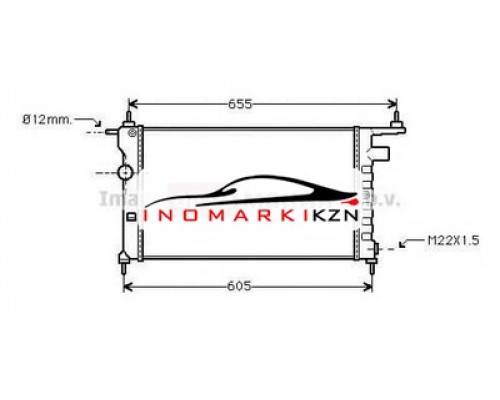 Заказать Радиатор OPEL CORSA 1.2-1.6 94-01 в Казани