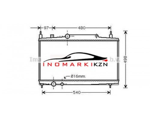 Заказать Радиатор CITROEN C5 C8 3.0 01-04 в Казани