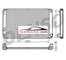 Радиатор двигателя DENSO DRM50051