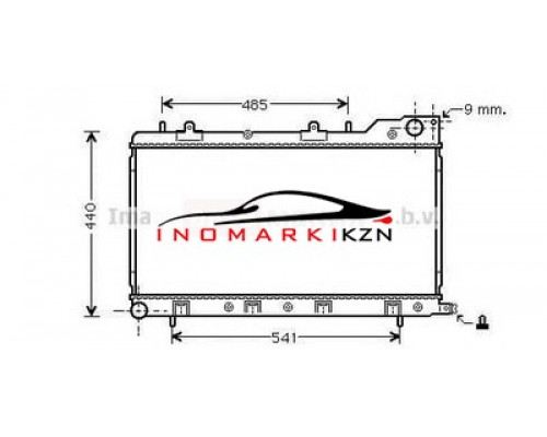 Заказать Радиатор SUBARU FORESTER 2.0 2.5 T 02- в Казани