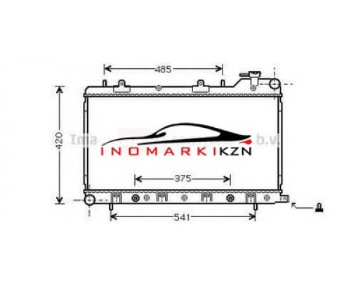 Заказать Радиатор SUBARU FORESTER 1.6-2.0 97-02 в Казани