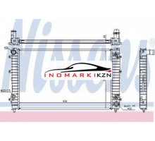 Радиатор двигателя NISSENS 60493A на Audi A8 I (D2) (1994–1999)
