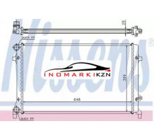 Радиатор двигателя NISSENS 65277A