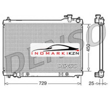 Радиатор охлаждение двигателя DENSO DRM46100 на Infiniti FX I (S50) (2002–2006)