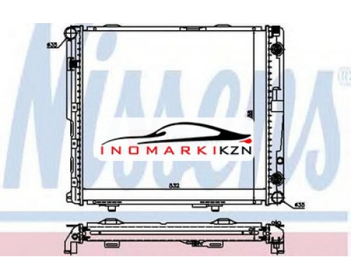 Купить Радиатор MB W124 2.0D-3.0D 84-93 на MERCEDES E-CLASS W124 в Казани