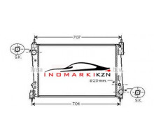 Радиатор OPEL CORSA D 1.7TD 06-