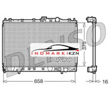 Радиатор двигателя DENSO DRM45002 на Mitsubishi Lancer VII (1995–2000)