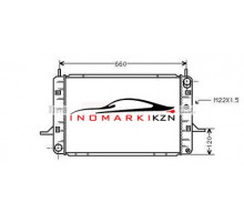Радиатор FORD SIERRA 2.0 2.9 87-94