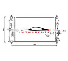 Радиатор OPEL INSIGNIA ZAFIRA C 1.4T M T 08-