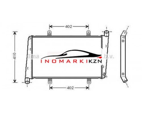 Купить Радиатор VOLVO S40 1.9 2.0 A T 97-05 в Казани