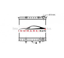 Радиатор LAND ROVER RANGE ROVER II 4.0 4.6 98-03 на Land Rover Range Rover II (1994–2002)