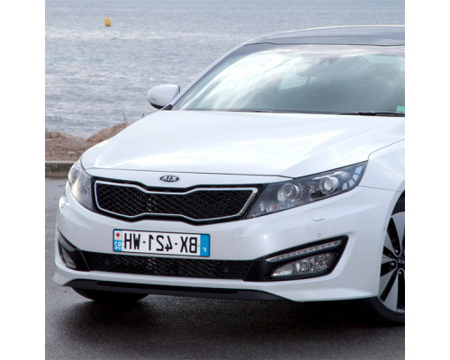 Купить Бампер передний (без омывателей и парктроников) в цвет Kia Optima 3 (2010-2013) в Казани