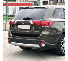 Бампер задний в цвет кузова Mitsubishi Outlander 3 (2015-2018) рестайлинг 2