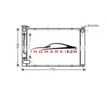 Радиатор LEXUS RX 330 3.3 03-07