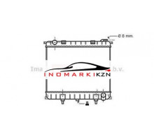 Радиатор LAND ROVER RANGE ROVER II 4.0 4.6 98-03 на Land Rover Range Rover II (1994–2002)