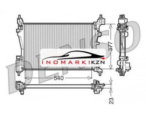 Купить Радиатор двигателя DENSO DRM20095 на Opel Corsa D (2006–2010) в Казани