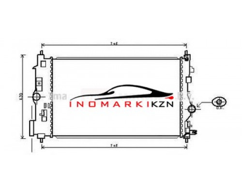 Заказать Радиатор OPEL ASTRA J ZAFIRA C 1.7TD 2.0TD M T 09- в Казани