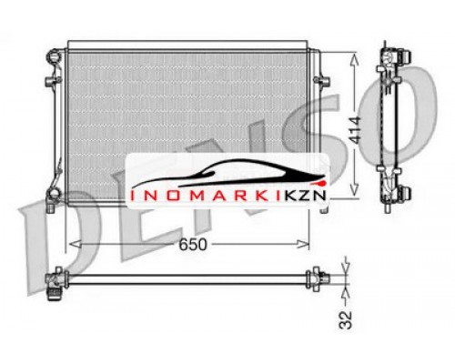 Купить Радиатор двигателя DENSO DRM32016 в Казани