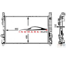 Радиатор MB W169 1.5 2.0 1.6D 1.7D 04-